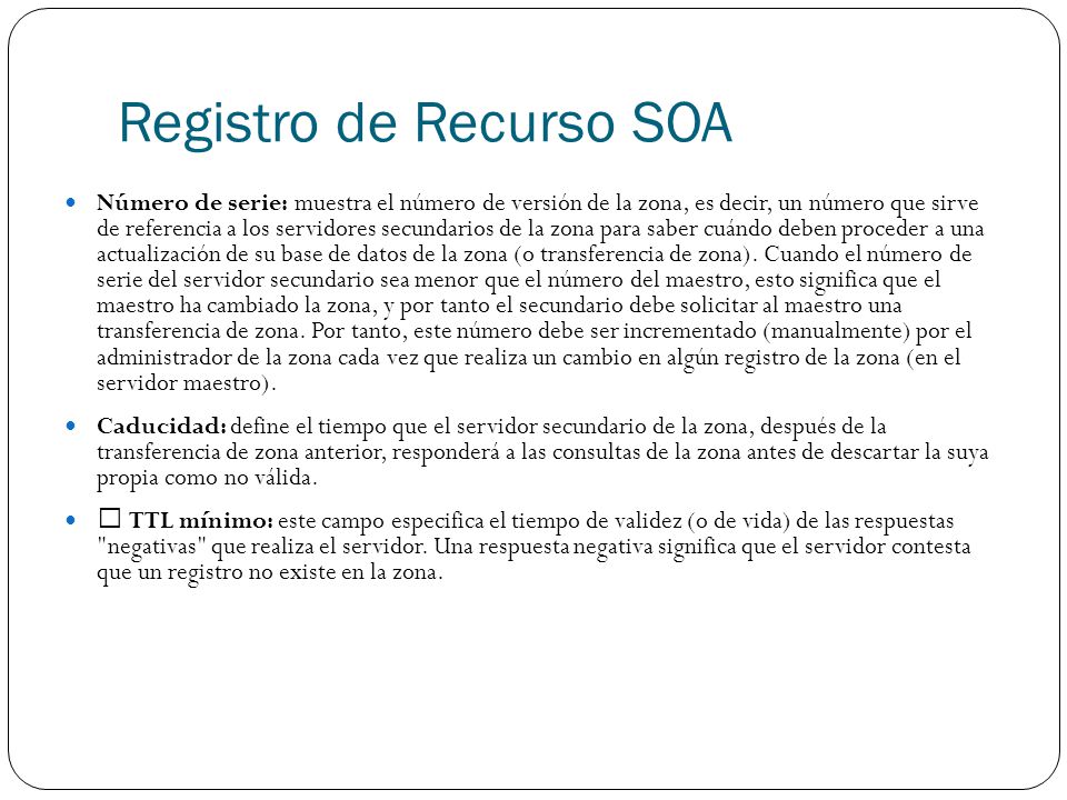 Registro de Recurso SOA