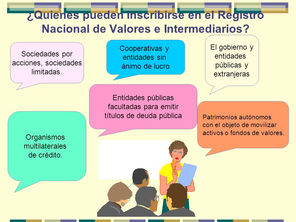 ¿Quienes pueden inscribirse en el Registro Nacional de Valores e Intermediarios