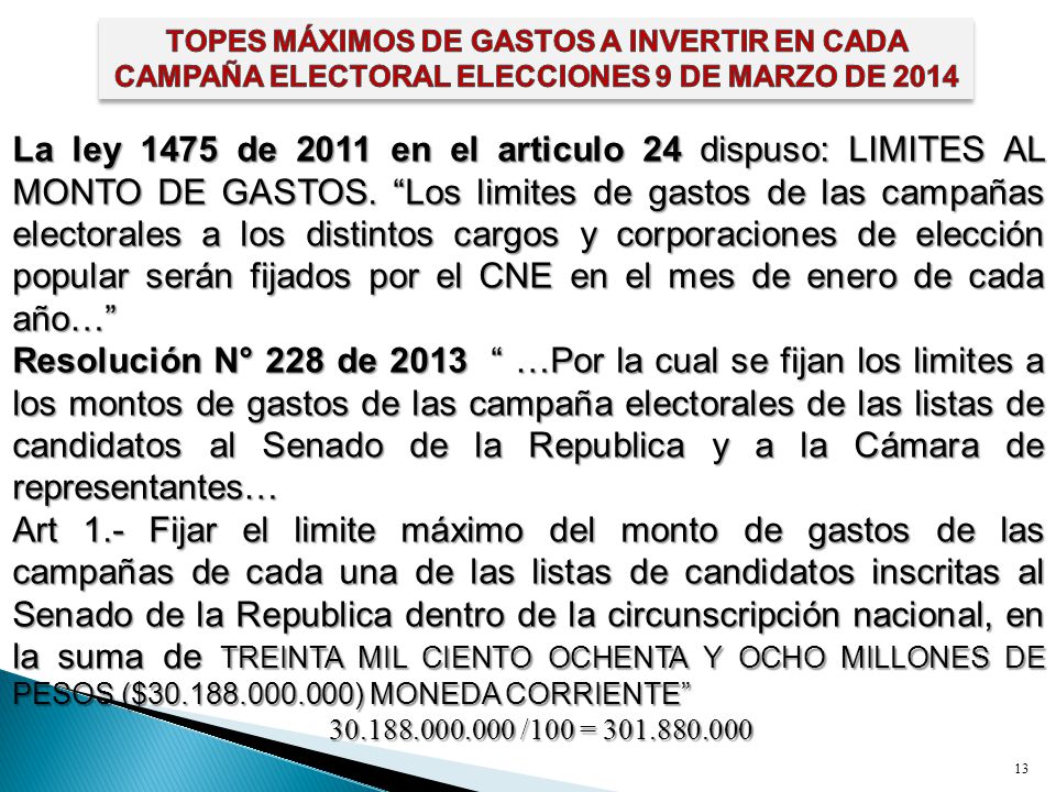 JHAVH McGREGOR TOPES MÁXIMOS DE GASTOS A INVERTIR EN CADA CAMPAÑA ELECTORAL ELECCIONES 9 DE MARZO DE