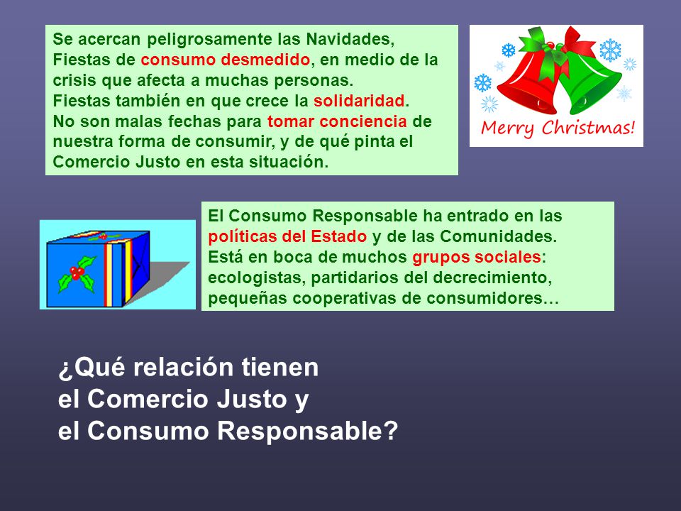 ¿Qué relación tienen el Comercio Justo y el Consumo Responsable