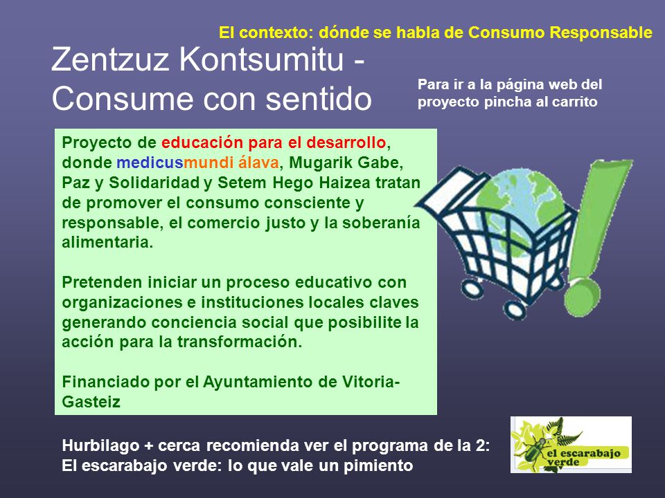 Zentzuz Kontsumitu - Consume con sentido