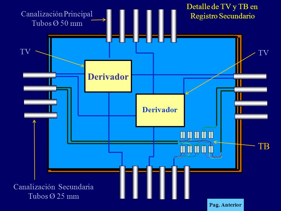 Derivador TB Detalle de TV y TB en Registro Secundario