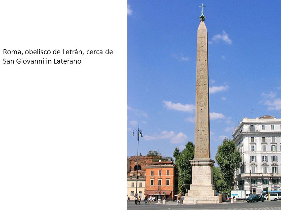 Roma, obelisco de Letrán, cerca de San Giovanni in Laterano