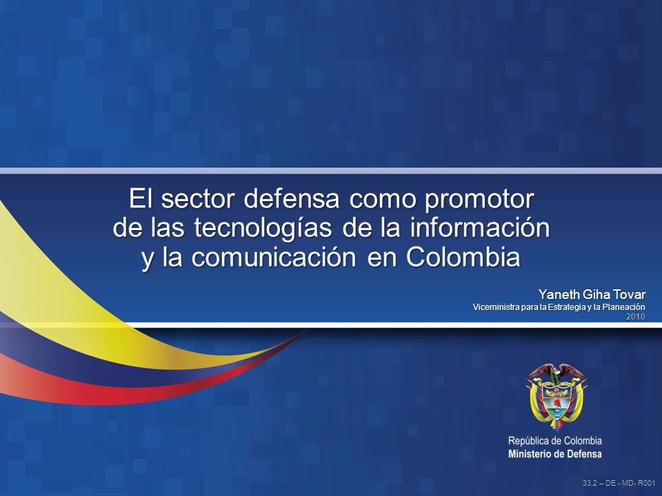 El sector defensa como promotor de las tecnologías de la información y la comunicación en Colombia