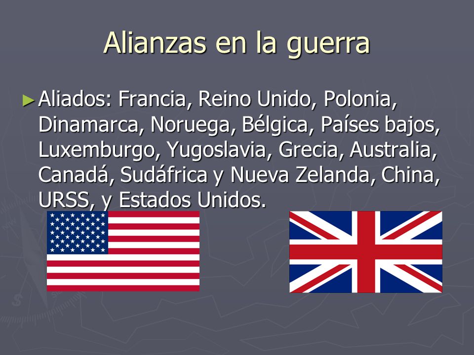 Alianzas en la guerra