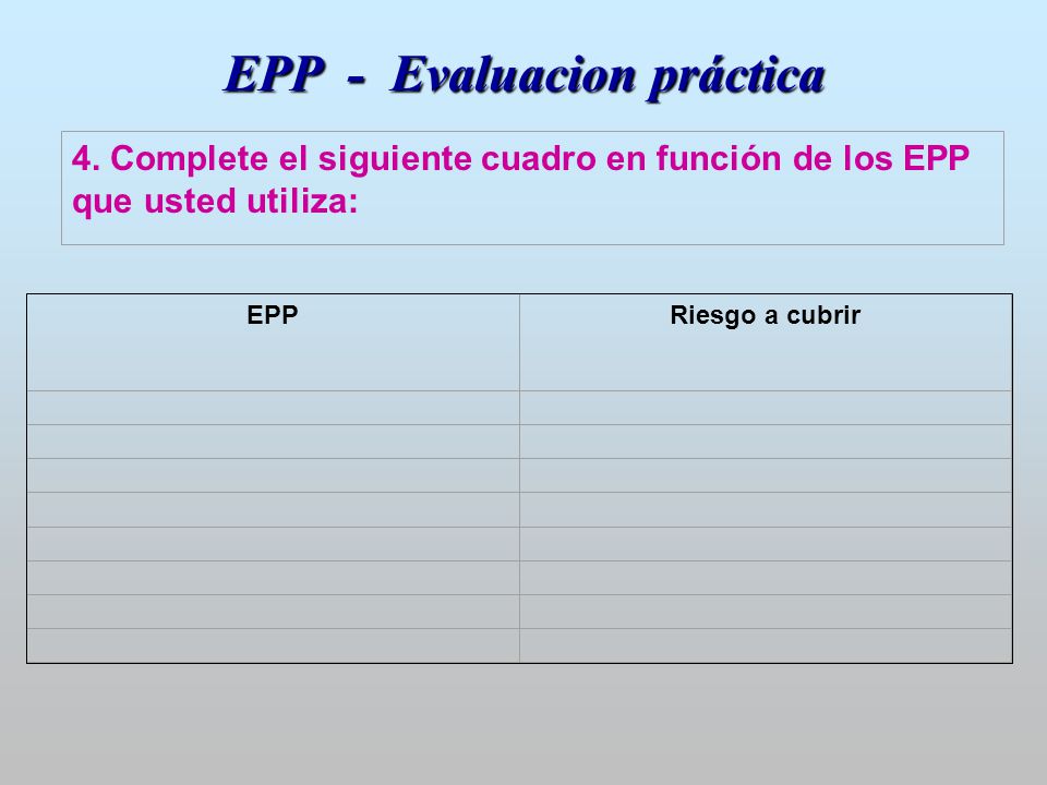 EPP - Evaluacion práctica