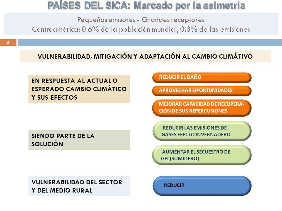 PAÍSES DEL SICA: Marcado por la asimetria