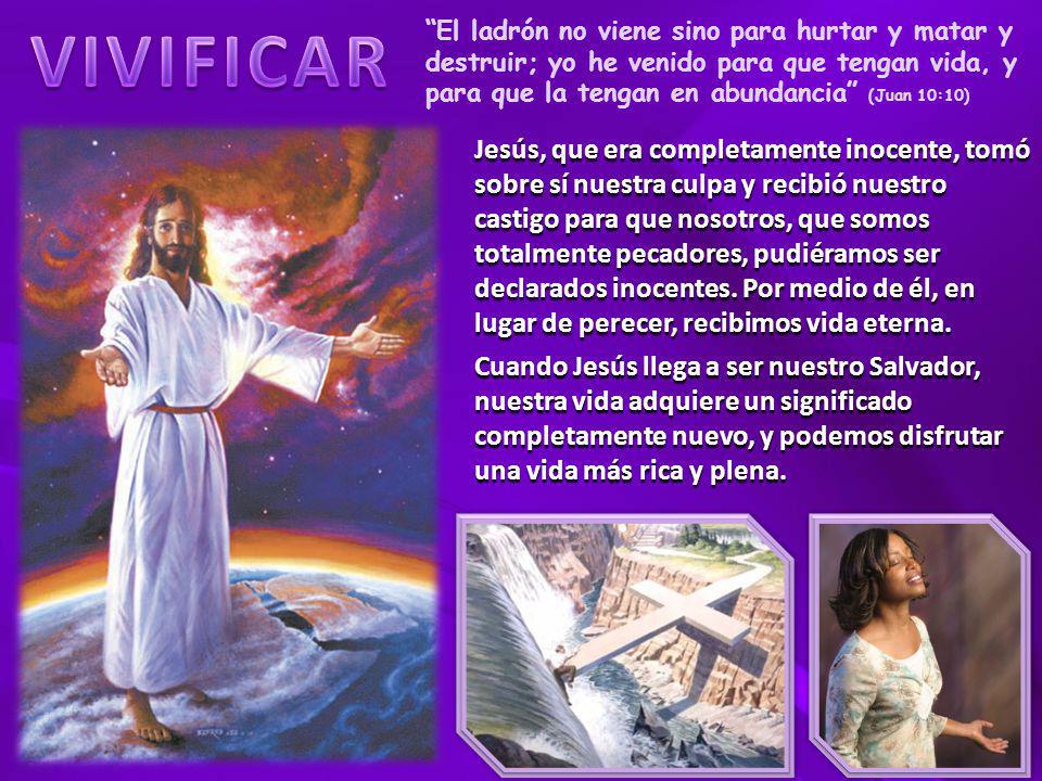 El ladrón no viene sino para hurtar y matar y destruir; yo he venido para que tengan vida, y para que la tengan en abundancia (Juan 10:10)