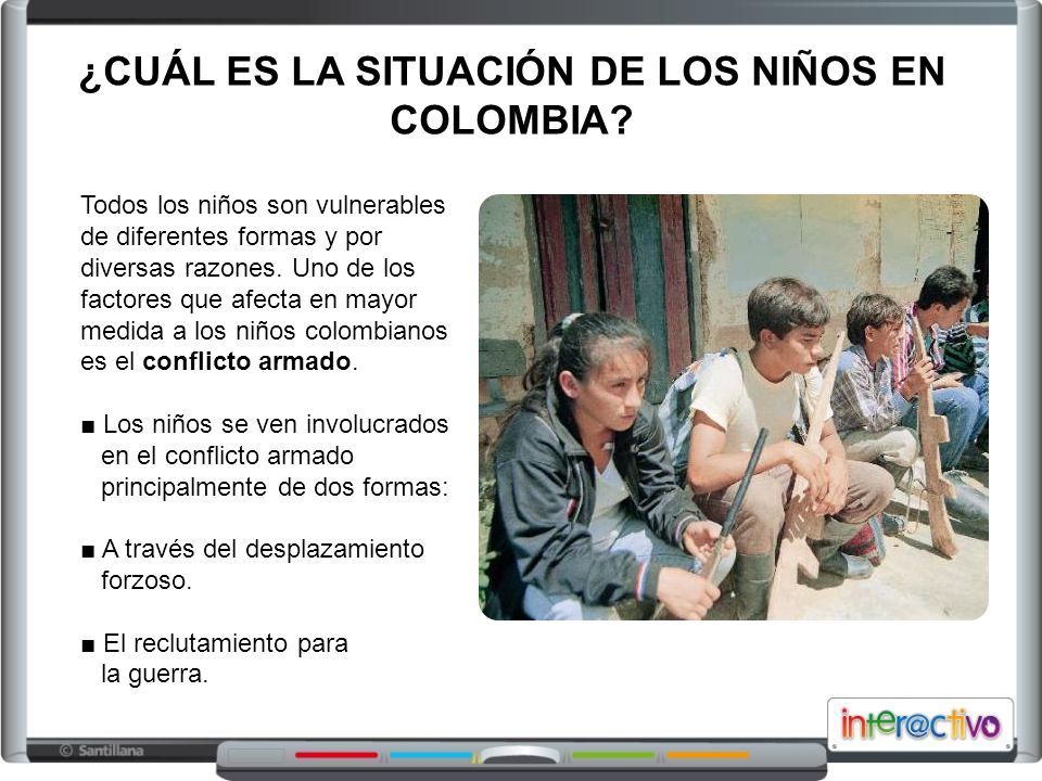 ¿CUÁL ES LA SITUACIÓN DE LOS NIÑOS EN COLOMBIA