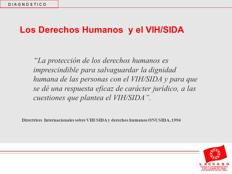 Los Derechos Humanos y el VIH/SIDA