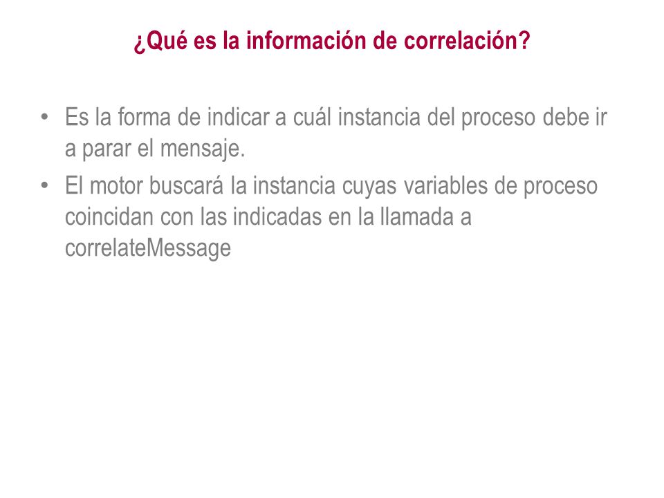 ¿Qué es la información de correlación