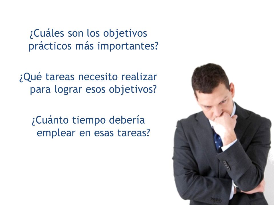 ¿Cuáles son los objetivos prácticos más importantes