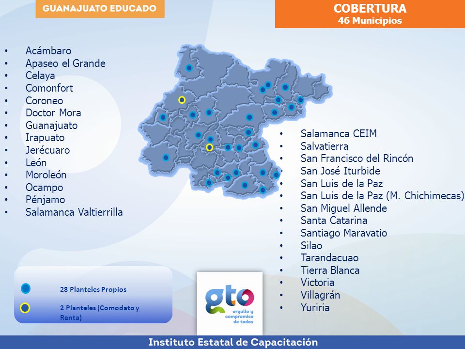 COBERTURA Acámbaro Apaseo el Grande Celaya Comonfort Coroneo