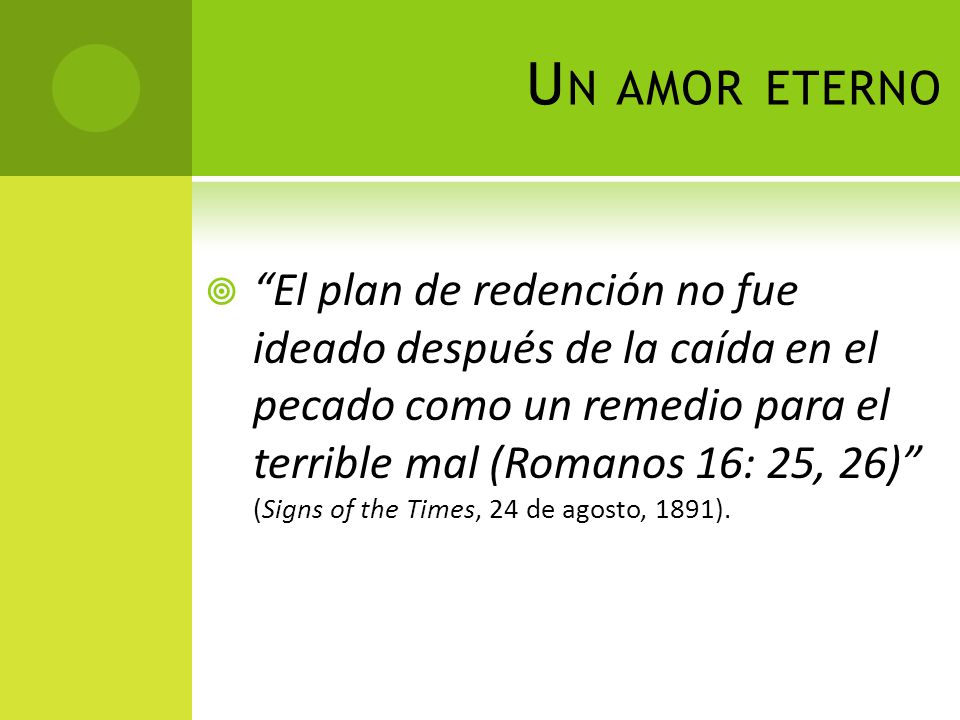 Un amor eterno