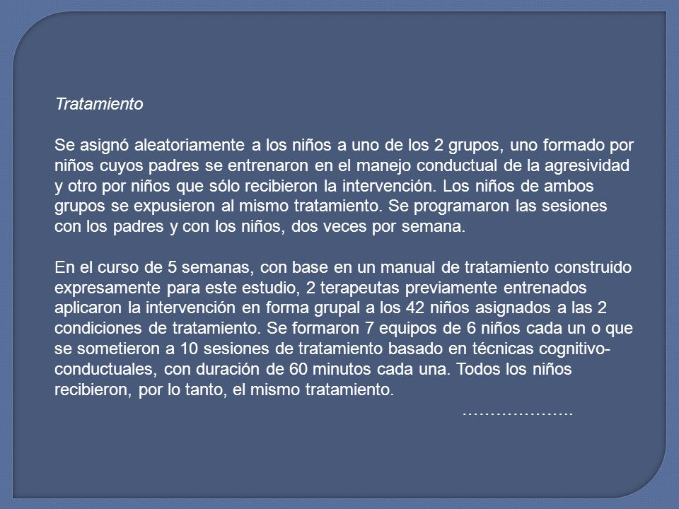 Tratamiento