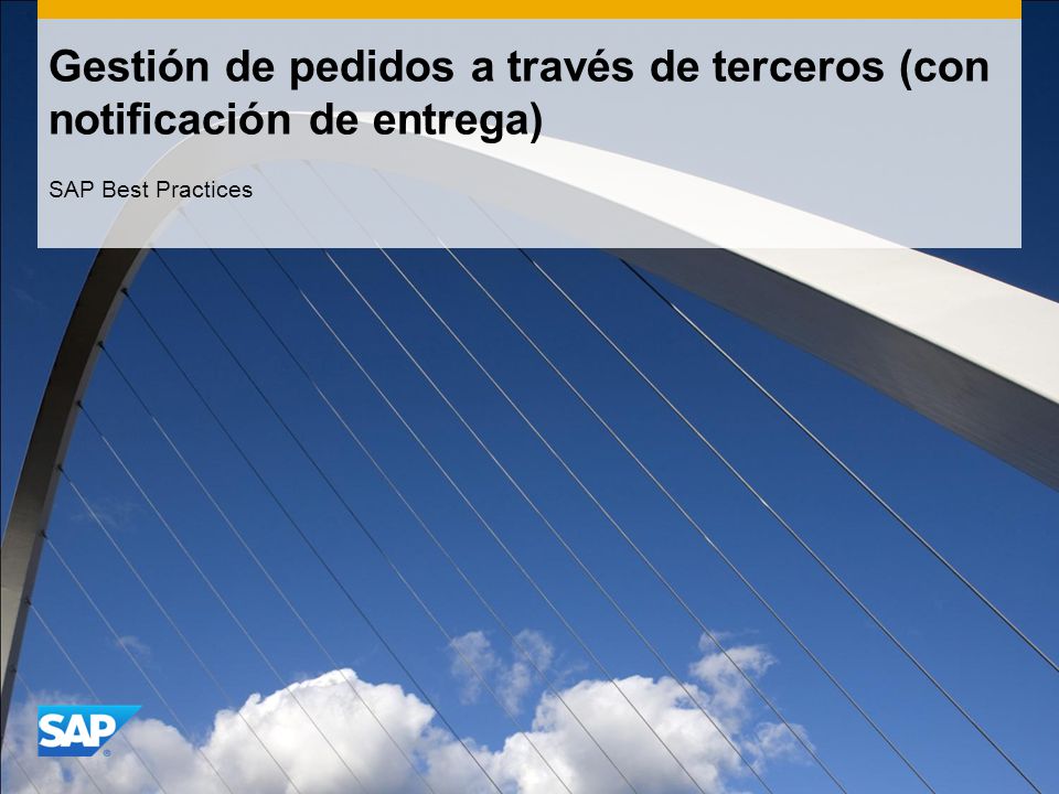 Gestión de pedidos a través de terceros (con notificación de entrega)