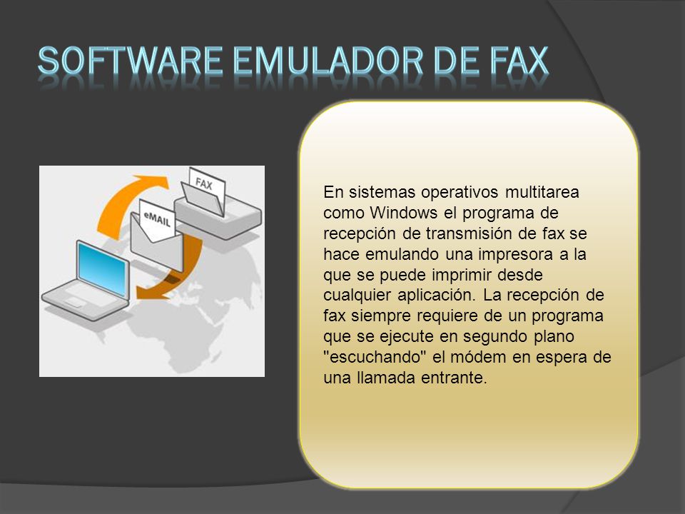 Software emulador de fax