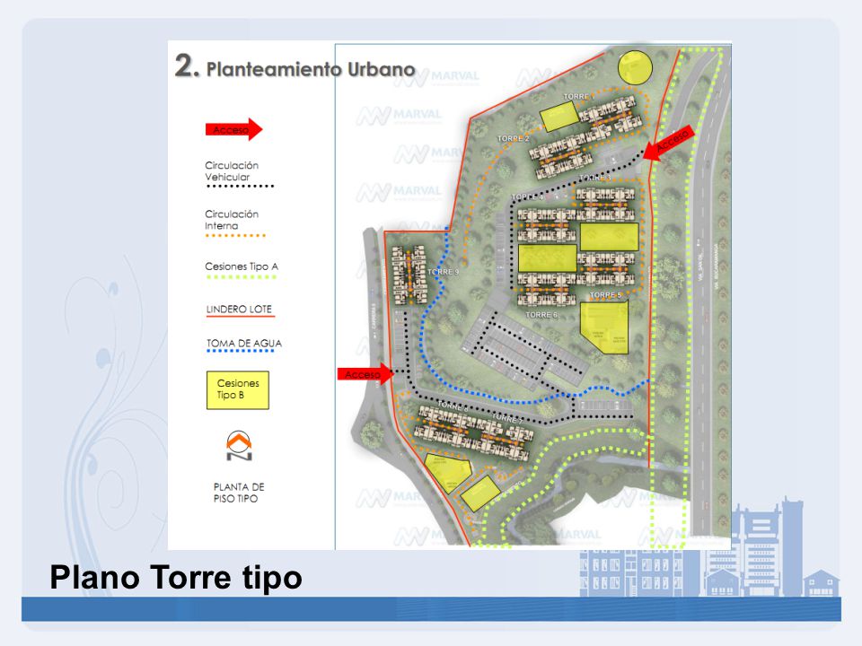 Plano Torre tipo