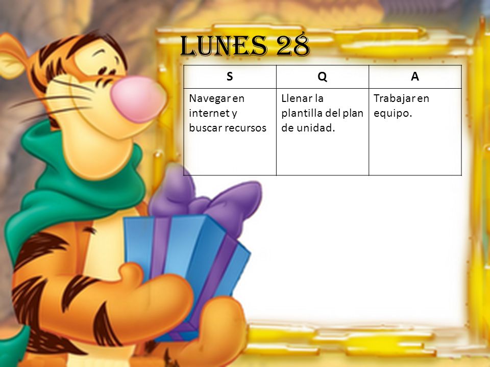 Lunes 28 S Q A Navegar en internet y buscar recursos