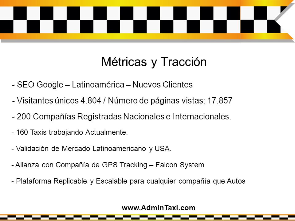 Métricas y Tracción - SEO Google – Latinoamérica – Nuevos Clientes