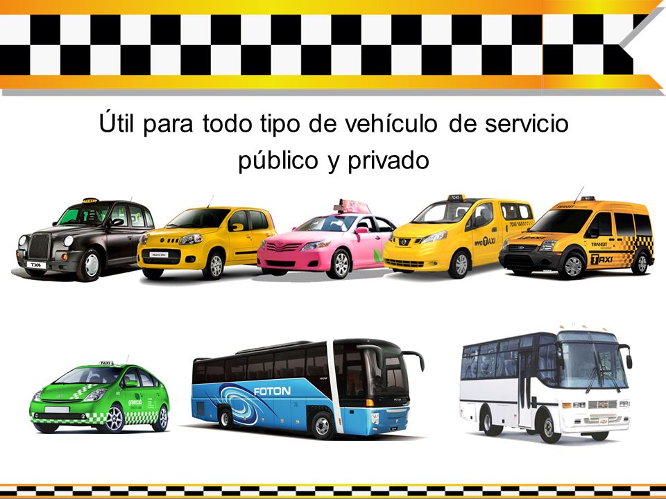 Útil para todo tipo de vehículo de servicio