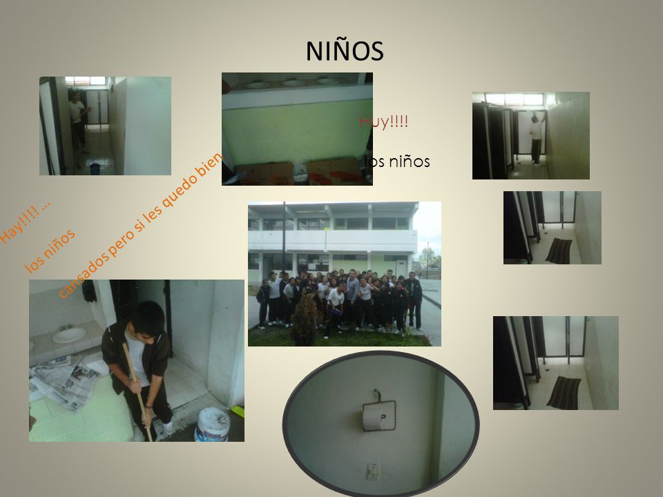 NIÑOS Huy!!!! los niños cansados pero si les quedo bien Hay!!!! …