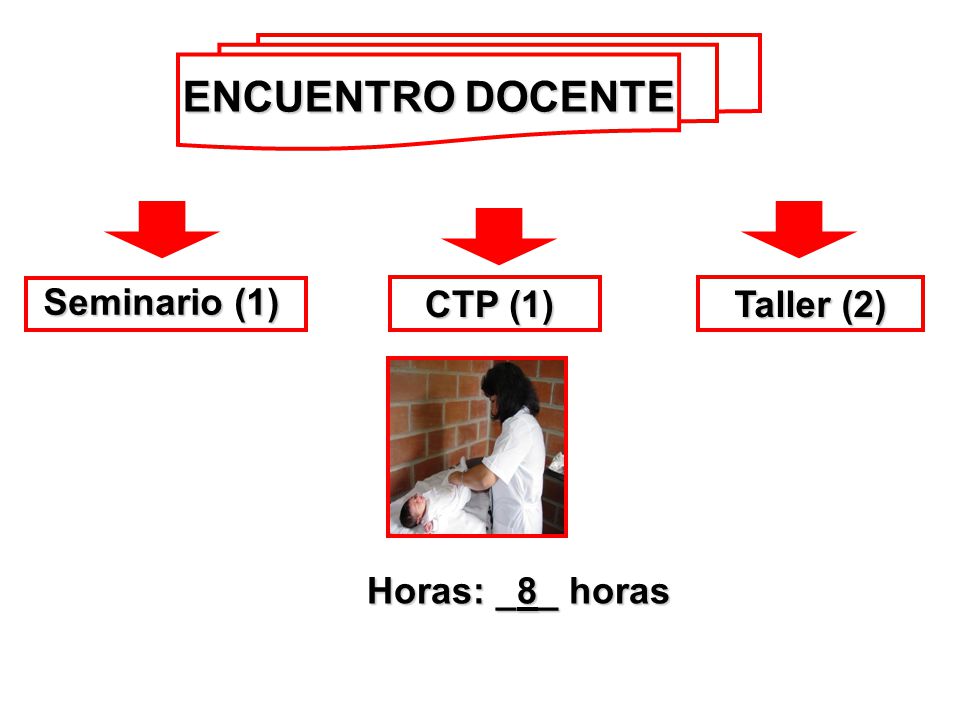 ENCUENTRO DOCENTE Seminario (1) CTP (1) Taller (2) Horas: _8_ horas