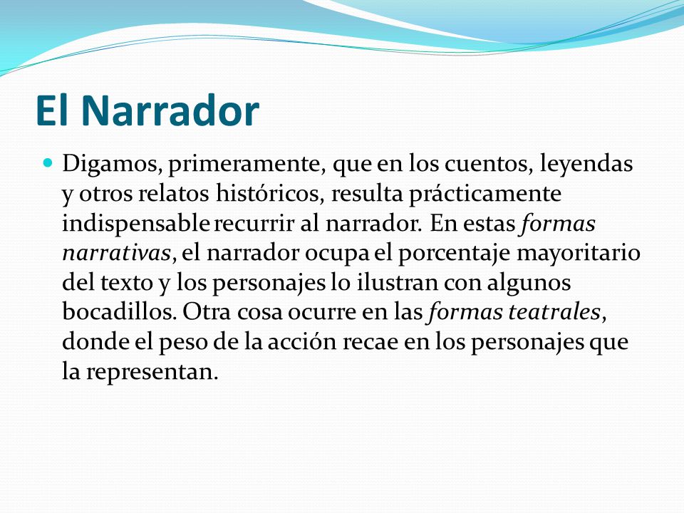 El Narrador
