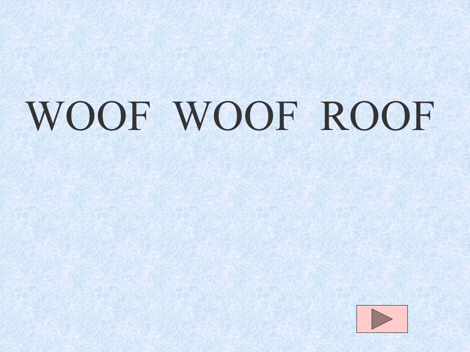 WOOF WOOF ROOF