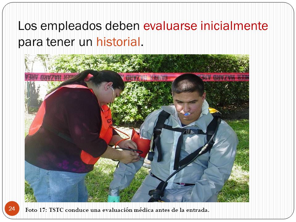 Los empleados deben evaluarse inicialmente para tener un historial.