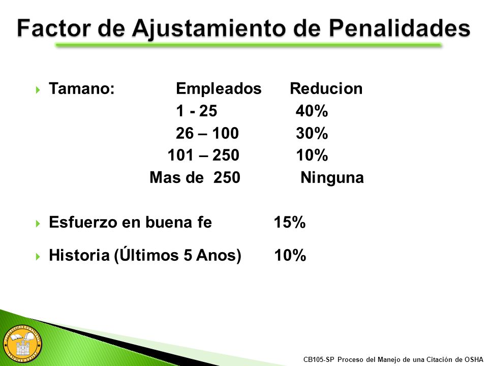 Tamano: Empleados Reducion % 26 – % 101 – %