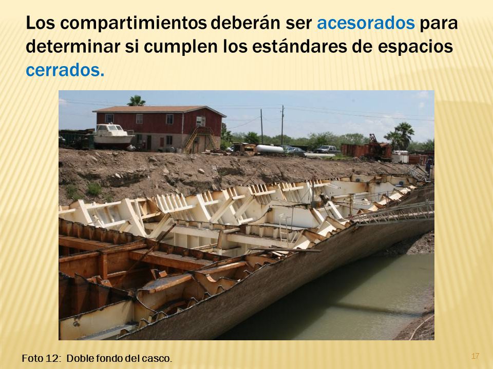Los compartimientos deberán ser acesorados para determinar si cumplen los estándares de espacios cerrados.