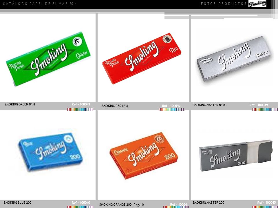 SMOKING GREEN Nº 8 Ref SMOKING RED Nº 8 Ref –