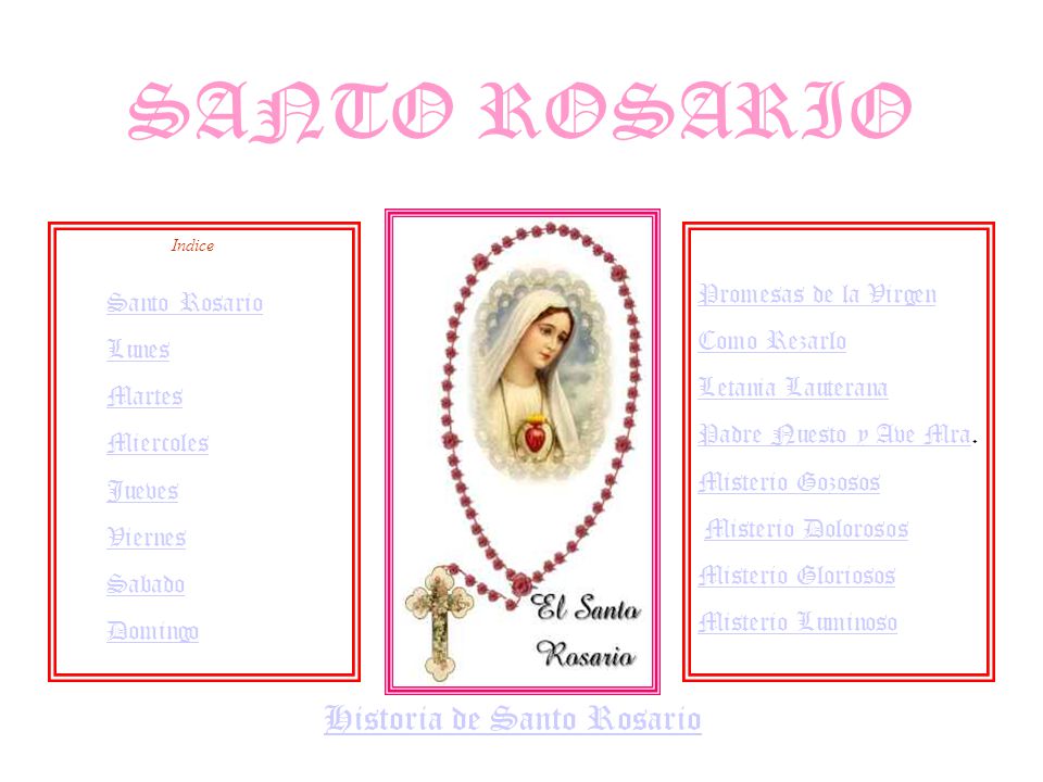 El Santo Rosario. - ppt descargar