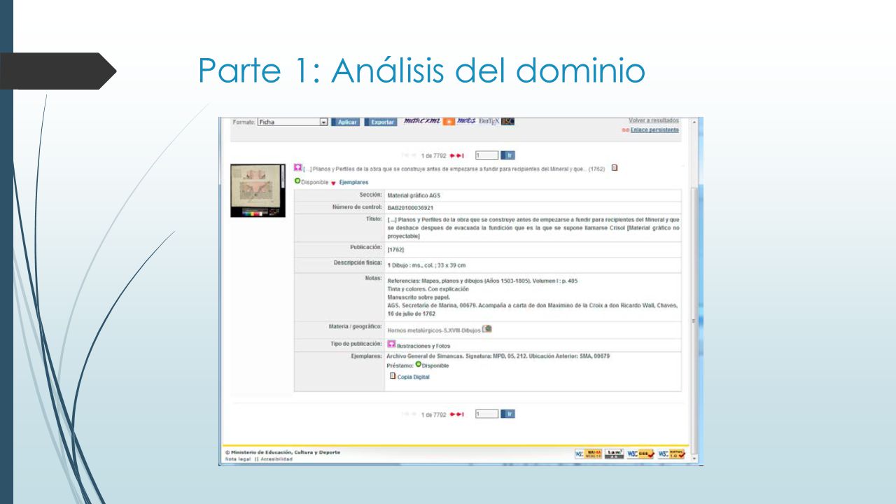 Parte 1: Análisis del dominio