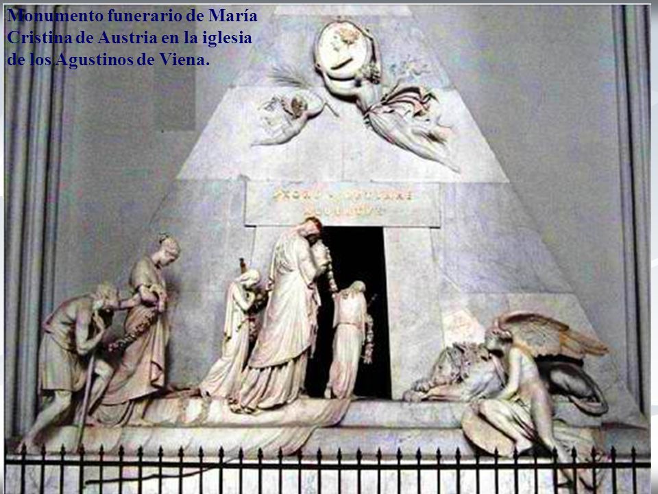 Monumento funerario de María Cristina de Austria en la iglesia de los Agustinos de Viena.