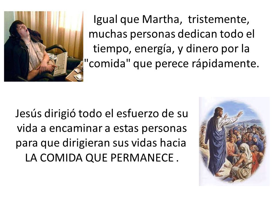 LA COMIDA QUE PERMANECE .
