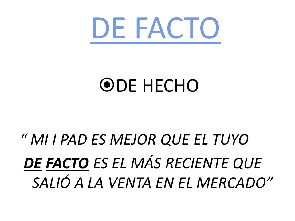 DE FACTO DE HECHO MI I PAD ES MEJOR QUE EL TUYO
