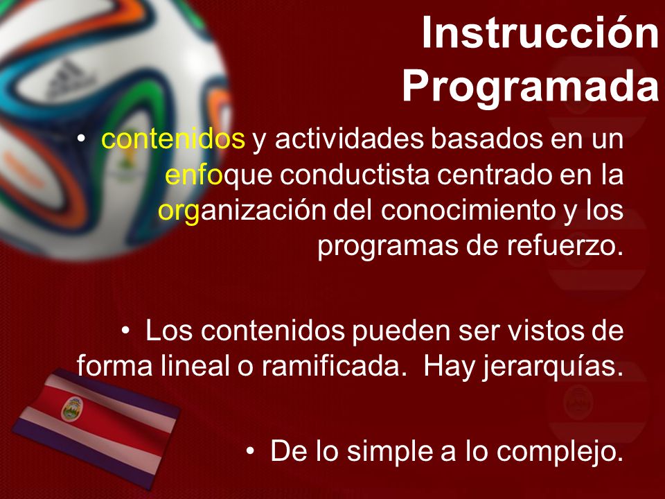 Instrucción Programada