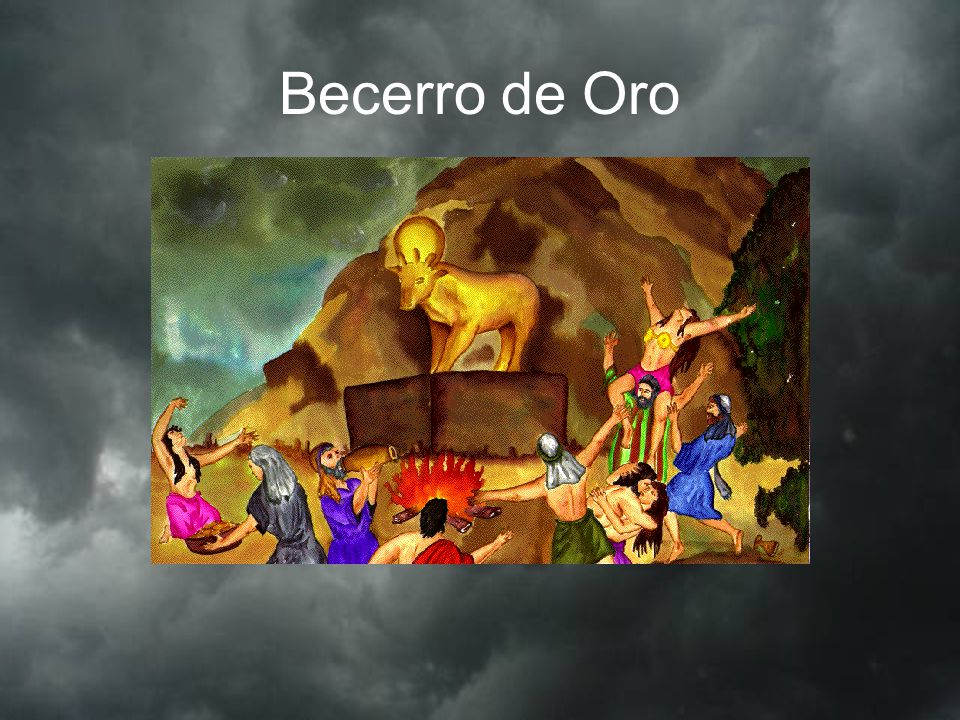 Becerro de Oro GRAPHIC. Golden Calf patterned after the pagan Animistic BAAL. Had a distended phallus.