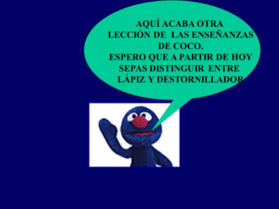 LECCIÓN DE LAS ENSEÑANZAS DE COCO. ESPERO QUE A PARTIR DE HOY