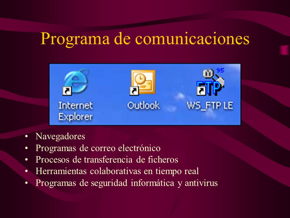 Programa de comunicaciones