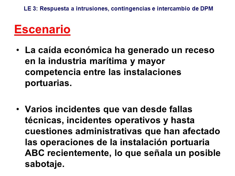 Escenario La caída económica ha generado un receso en la industria marítima y mayor competencia entre las instalaciones portuarias.