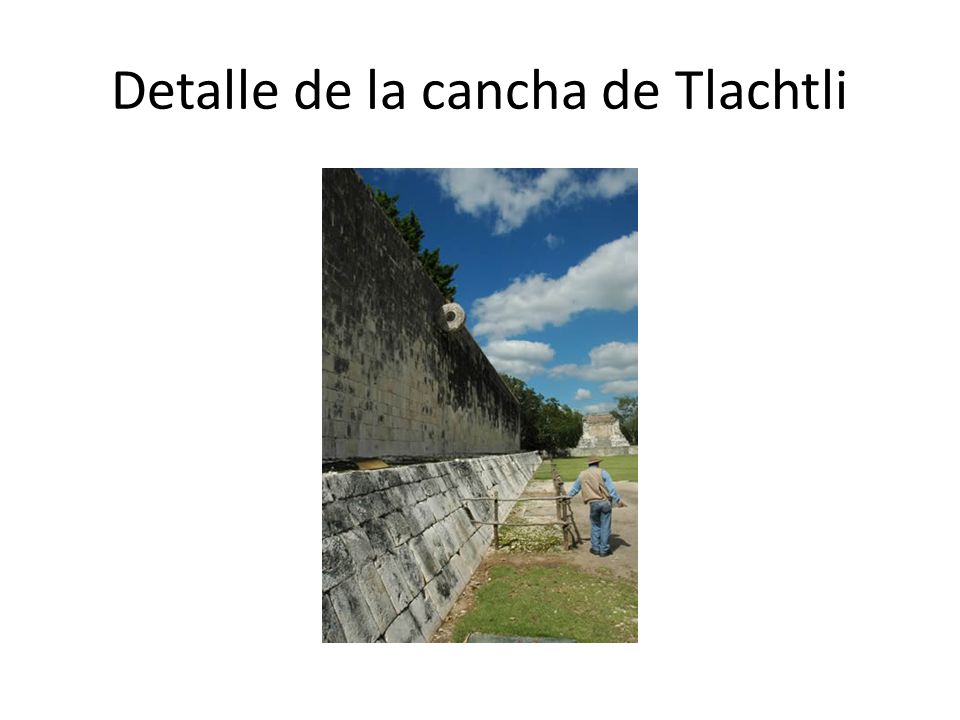 Detalle de la cancha de Tlachtli