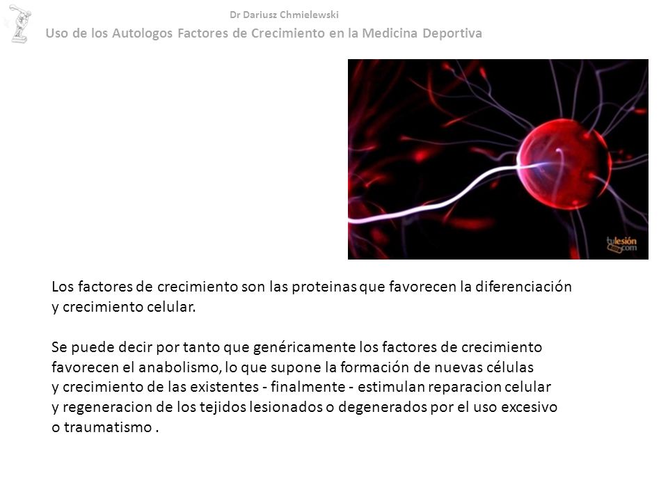 Uso de los Autologos Factores de Crecimiento en la Medicina Deportiva