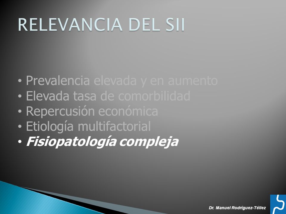 Prevalencia elevada y en aumento Elevada tasa de comorbilidad