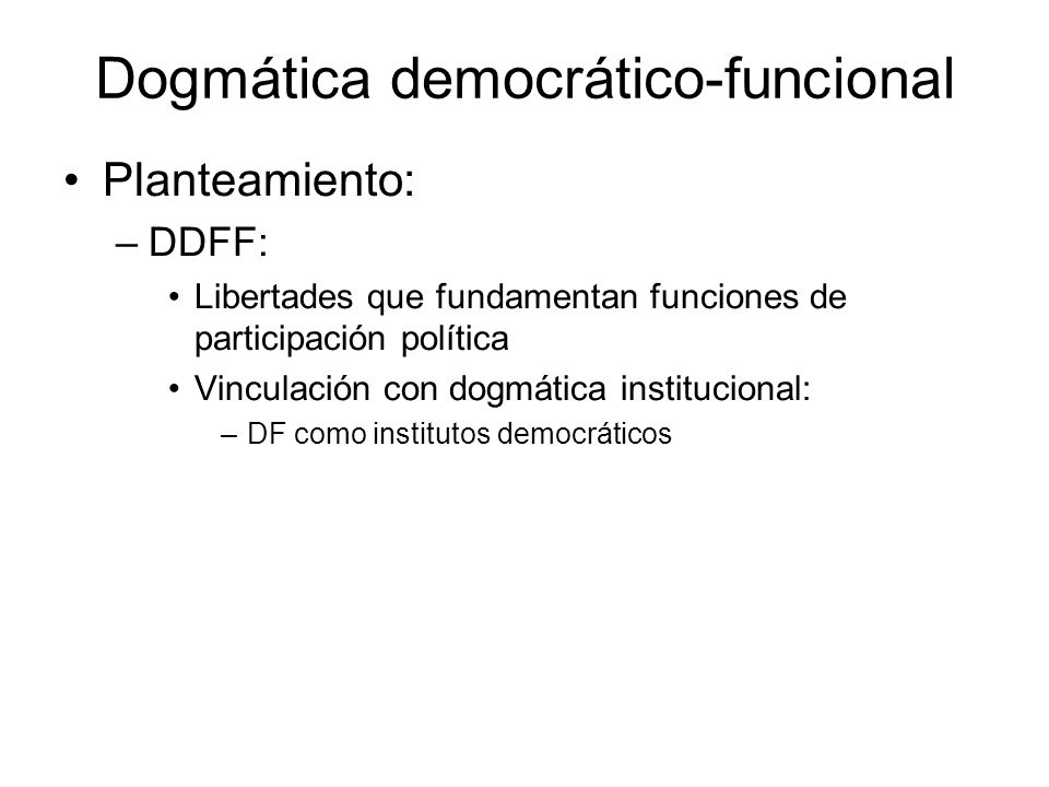 Dogmática democrático-funcional
