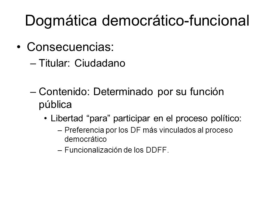 Dogmática democrático-funcional