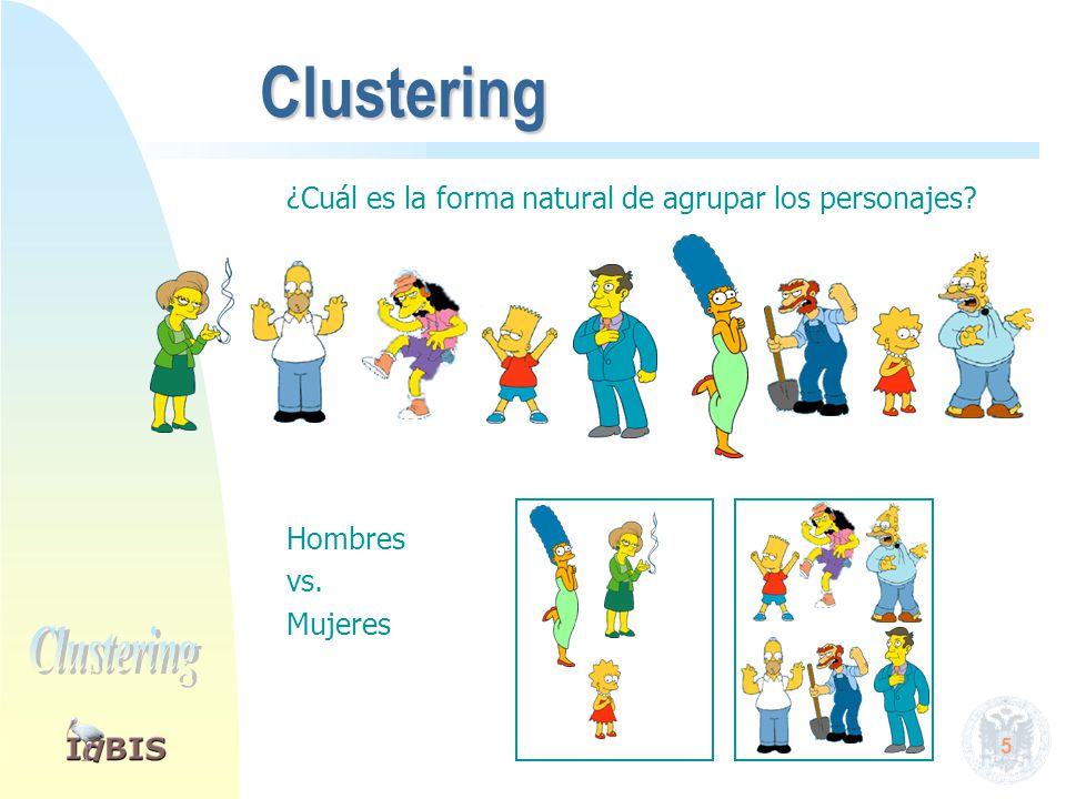 Clustering ¿Cuál es la forma natural de agrupar los personajes