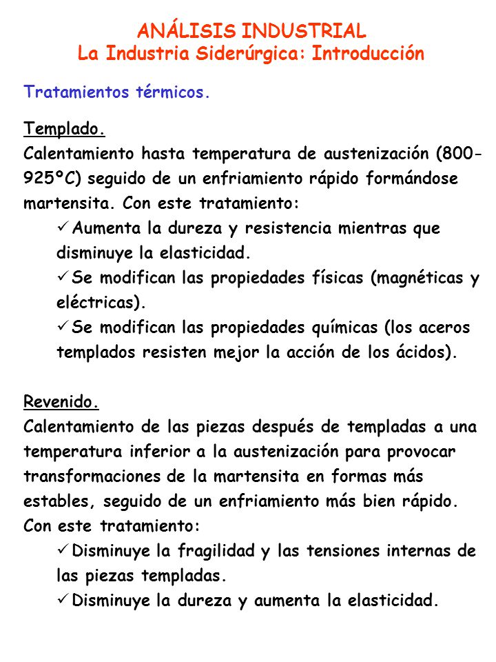 La Industria Siderúrgica: Introducción